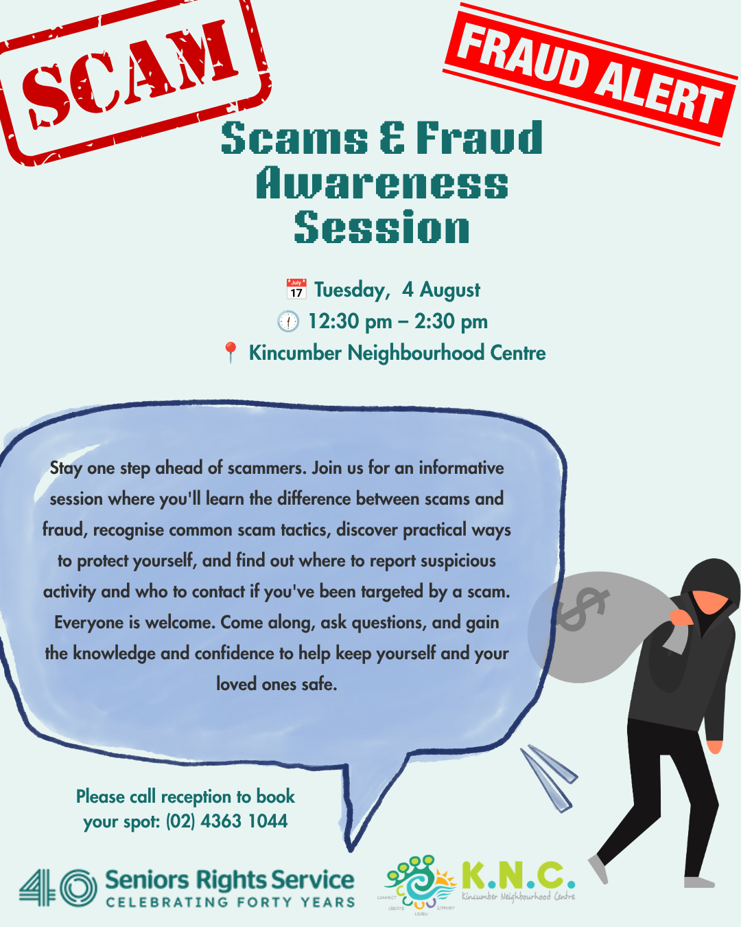  SCAMS & FRAUD AWARENESS SESSION 